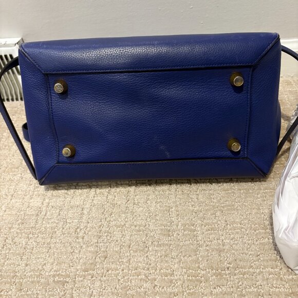 Celine Mini Belt Bag Navy Blue Calfskin - Picture 9 of 15